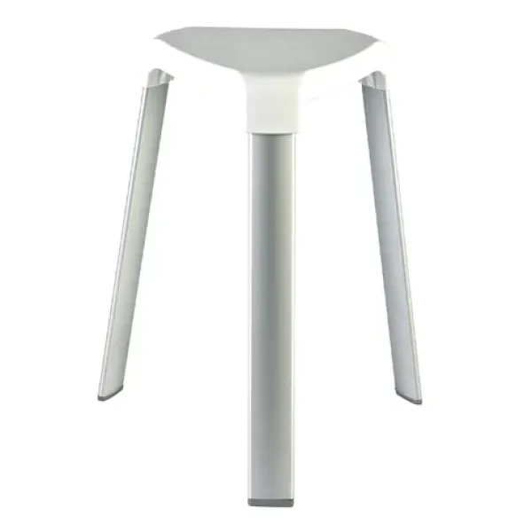 MSV SAFE sedátko do sprchy bílé / hliník / 45 cm / do 120 kg