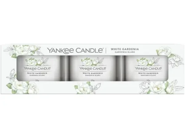 YANKEE CANDLE White Gardenia 3× 37 g