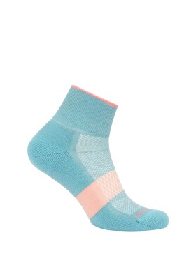 Dámské sportovní merino ponožky ICEBREAKER Wmns Multisport Light Mini, Hydro/Acid Pink/Blush velikost: 35-37 (S)