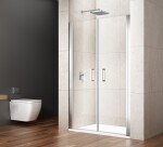 GELCO - LORO Sprchové dveře do niky 900 dvoukřídlé, čiré sklo, GN4390 GN4390