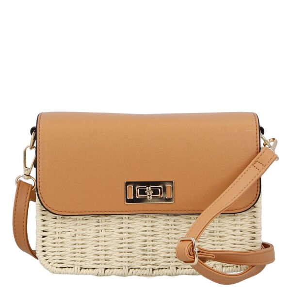 Moderní dámská crossbody kabelka Eugenie, krémová