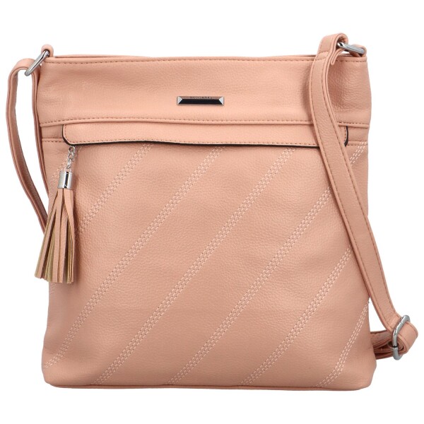 Stylová dámská crossbody Calastia, růžová