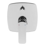 Sprchová a vanová baterie SAT Cube Way včetně podomítkového tělesa chrom CU215 CU215