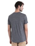 Pánské merino triko krátký rukáv ICEBREAKER Mens 150 Tech Lite III SS Tee, Gritstone Heather velikost: XL