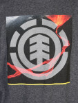 Element SURGE ICON CHARCOAL HEATHE pánské tričko s dlouhým rukávem - M