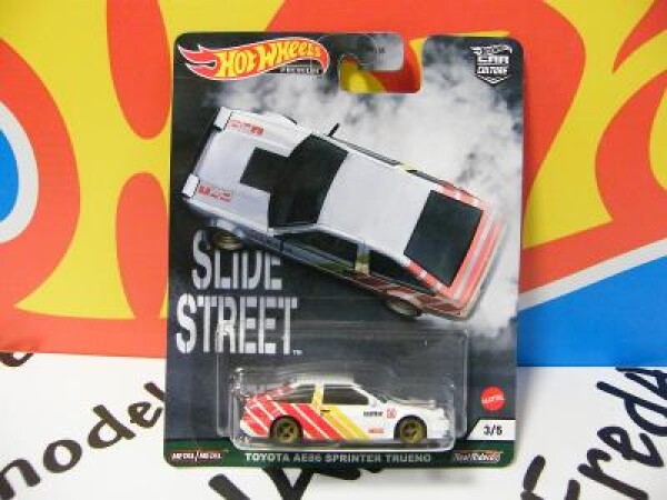 SLIDE STREET TOYOTA AE86 SPRINTER TRUENO - Hot Wheels PREMIUM