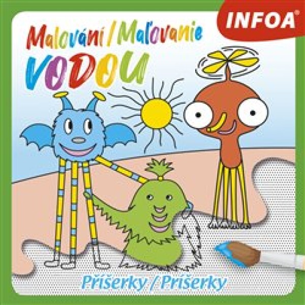 Malování Maľovanie vodou Příšerky