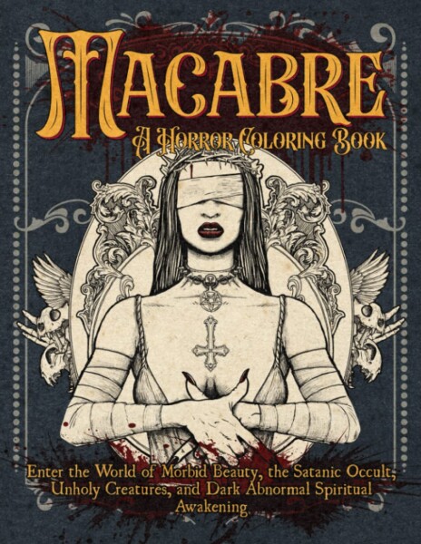Macabre 3, hororové antistresové omalovánky, Glyn Dent