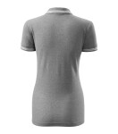 Urban polokošile dámská tmavě šedý melír 2XL