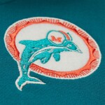 Mitchell & Ness Pánská bunda Miami Dolphins NFL Courtside Fleece Full-Snap Velikost: 2XL