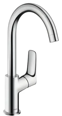 Hansgrohe Umyvadlová baterie s otočným výtokem, chrom / Umyvadlová baterie / Keramická kartuše / Rozsah otáčení 120° (71131000)
