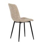 Jídelní židle, béžová, látka vintage, CT-281 CRM3