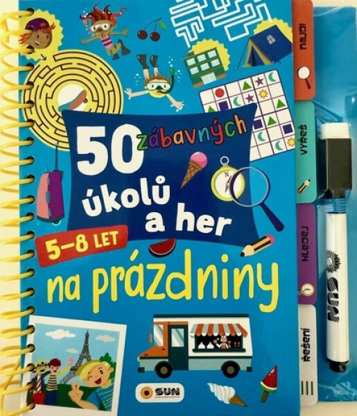 50 zábavných úkolů a her Na prázdniny 5-8 let