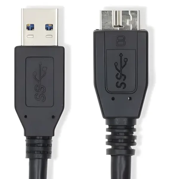 Nedis USB kabel černá / Kabel USB / USB-A - Micro-B / USB 3.2 Gen 1 / 5 Gbps / 18 W / 2 m (CCGL61500BK20)