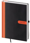 Diář 2026 denní A5 Bora - černo/oranžová