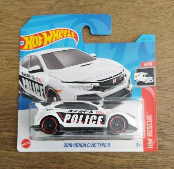 2018 Honda Civic Type R - POLICE - Hot Wheels