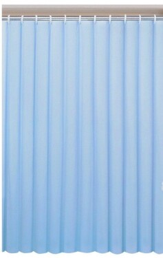AQUALINE - Sprchový závěs 180x180cm, PEVA, modrá 0201003 M