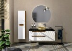 SAPHO - WAVE skříňka vysoká 40x140x20cm, levá/pravá, bílá WA250-3030