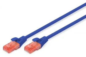 Digitus CAT 6 U-UTP modrý / Patch kabel / PVC / 3 m (DK-1612-030/B)