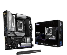 ASRock B860M LiveMixer WiFi / B860 / LGA 1851 / 4x DDR5 / PCIEx 16 / 2.5GLAN / Wi-Fi / mATX (90-MXBRT-A0UAYZ)