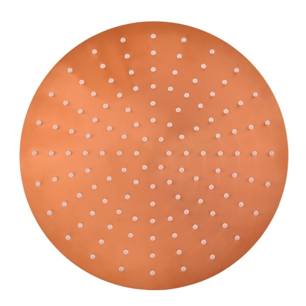 RAV Slezák - Hlavová sprcha kulatá kovová ø 30 cm s 4-otvorovými tryskami, Zlatá Růžová - kartáčovaná KS0001/4ZRK KS0001/4ZRK