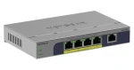 Switch 5 portů Gigabit Ethernet PoE+ / Switch / 5x GbE / PoE+ / neřízený (GS105P-300EUS)