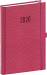 NOTIQUE Denní diář Rivoli 2026 růžový / 15 x 21 cm (PGD-DA5RI-6017)