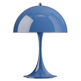 Louis Poulsen Přenosná lampa Panthella 250 Opaque Indigo Blue, modrá barva, plast