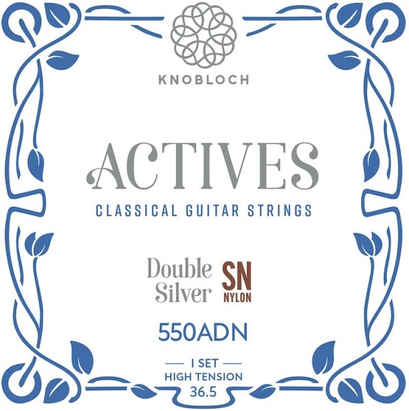 Knobloch ACTIVES Double Silver SN Nylon High 550 Tension 36.5