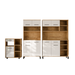 Sestava Vigo WHHG Barva korpusu: Dub Lancelot, Barva dvířek: Bílý lesk