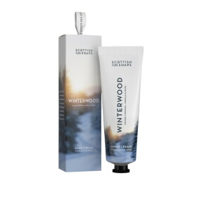 SCOTTISH FINE SOAPS Krém na ruce Winterwood 75 ml, modrá barva, plast