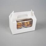 Cake star krabička na 2ks cupcakes s vložkou 16,5 x 9,2 x 8,7 cm