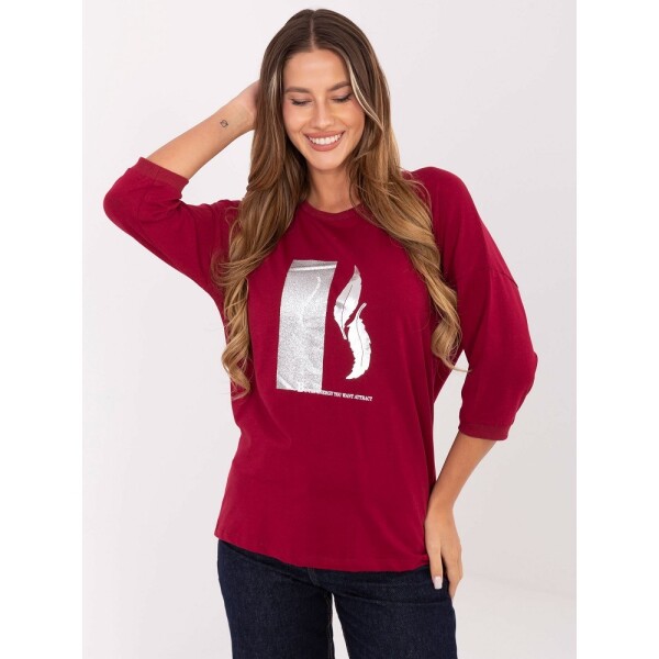 Triko dámské s potiskem one size