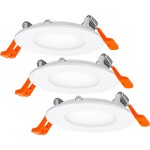 Paulmann 92907 Whirl LED vestavné svítidlo, LED, pevně vestavěné LED, 4.9 W, hliník (kartáčovaný), saténová, sada 3 ks