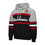 Mitchell & Ness Pánská mikina Chicago Blackhawks NHL Head Coach Hoodie Velikost: L