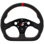Simagic P-325D Věnec volantu (K) / 325 mm / CNC hliník a kůže (P-325D(K)(LEATHER))