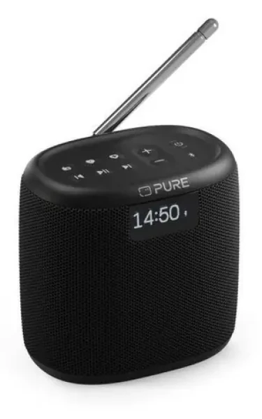 Pure Woodland Mini černá / Bluetooth reproduktor / DAB+/FM / IP67 / 17h výdrž (253346)