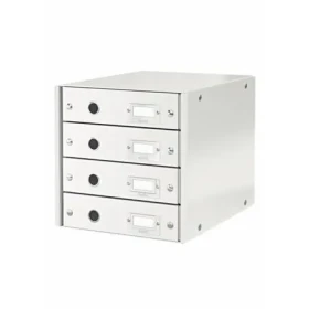 Leitz ClickStore WOW (4 zásuvky) Zásuvkový box bílá (60490001)