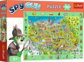 Trefl - Puzzle - Puzzle s hledáním obrázků Spy Guy: Polsko