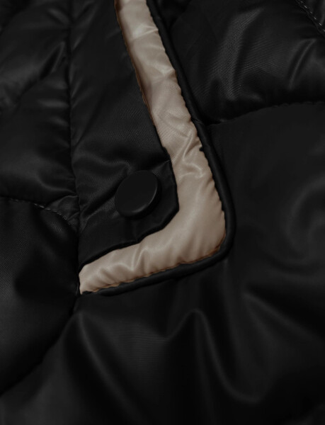 Černá dámská vesta s ozdobným prošíváním S'West (B8338-1) odstíny černé 52