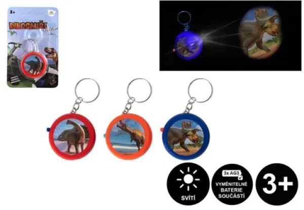 TEDDIES Přívěsek projektor Dinosaurus