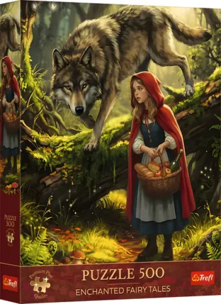 TREFL Puzzle Premium Plus Enchanted Fairy Tales: O Červené Karkulce
