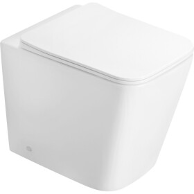 MEXEN - Cube mísa wc stojící Rimless včetně sedátka s slow slim, duroplast, bílá lesk 32924000