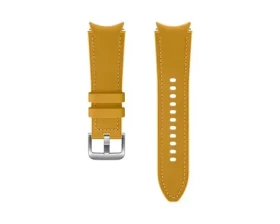 SAMSUNG Hybridní kožený řemínek (20 mm M-L) hořcicová (ET-SHR88SYEGEU)