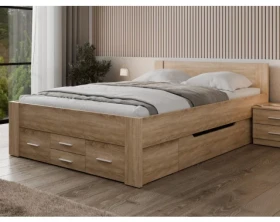 Postel Iwetta 140x200 cm, dub sonoma