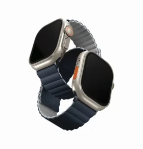 Uniq Revix Reversible Magnetic oboustraný magnetický pásek pro Apple Watch 49/45/44/42MM modro-šedá (8886463683941)