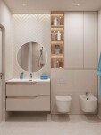 Kielle - Idolio Zrcadlo s LED osvětlením a vyhříváním, průměr 60 cm 50324051