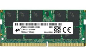 Micron 16GB (1x16GB) 3200MHz ECC / DDR4 / SO-DIMM / CL22 / 1.2V (MTA9ASF2G72HZ-3G2R)