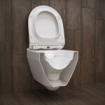 CERSANIT - SET 906 WC CREA CO OVAL VČETNĚ SLIM SEDÁTKA DURAPLAST SOFTCLOSE/JEDNO TLAČÍTKO S701-212