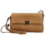 Módní dámská koženková crossbody kabelka Thilde, camel